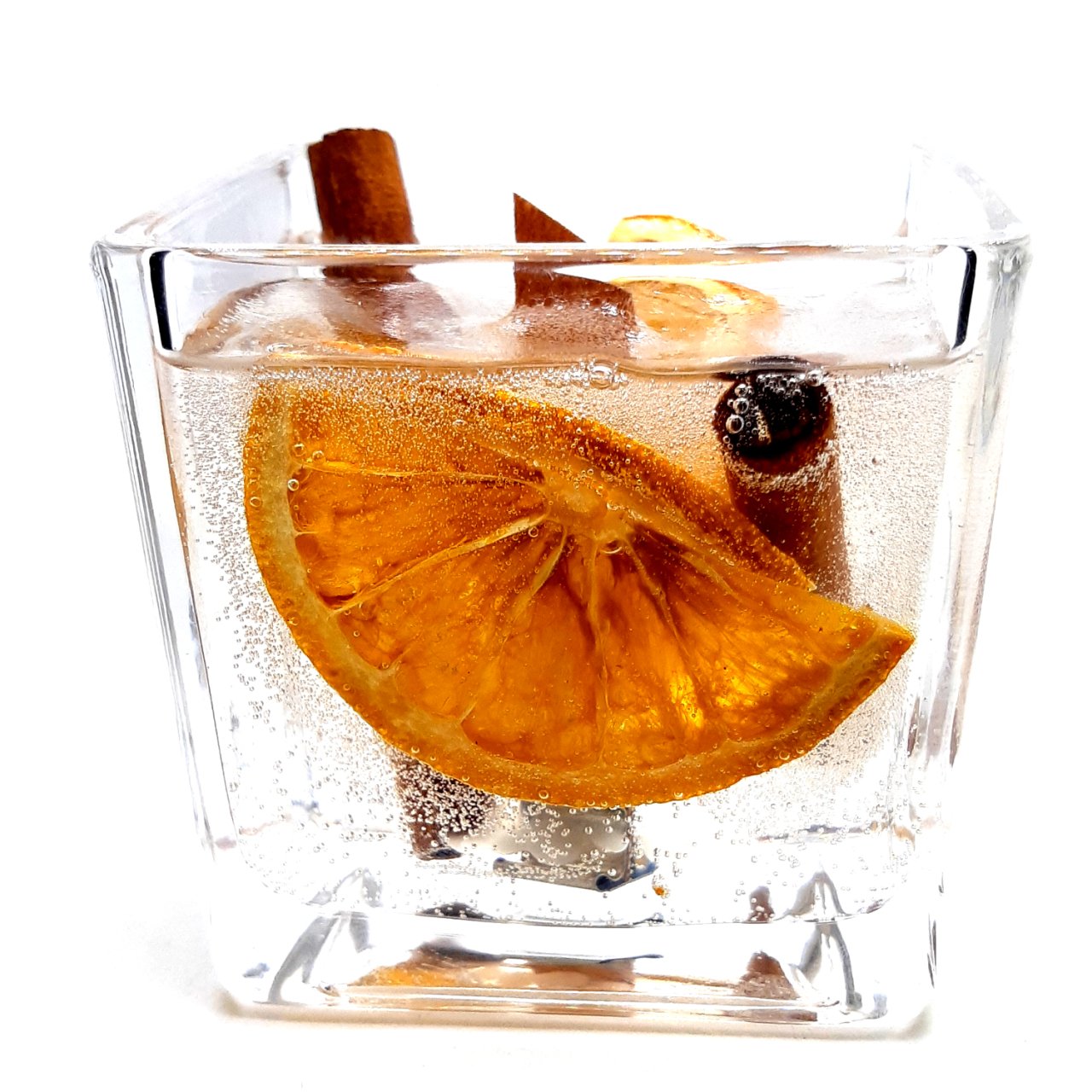 Nil Mum Tarçınlı Portakal Kokulu Jel Mum | Süper Cup 500 gr |