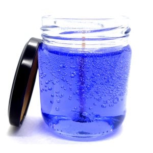 Renkli Sade Dekoratif Jel Mum 260 gr Büyük