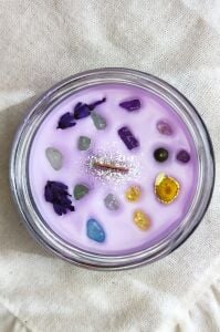 Zenginlik Bolluk Bereket Soya Mumu Doğal Taşlı 300 gr