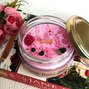 Venüs Aşkta Huzur Soya Mumu Doğal Taşlı 300 gr