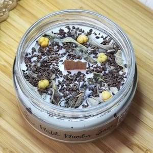 Aromaterapi Arınma Mumu Adaçayı Üzerlik Tohumu 300 gr