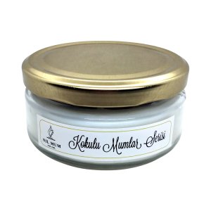 Gül Kuvars Doğal Taşlı Soya Mum 300 gr