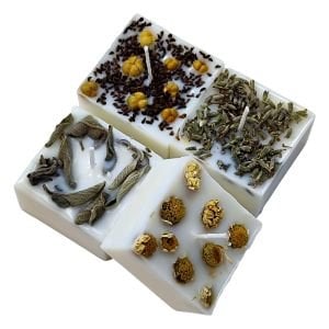 Arınma ve Tütsü Soya Mum Seti 4' lü Takım % 100 Soya