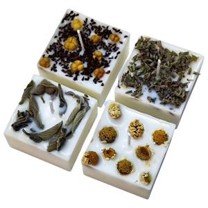 Arınma ve Tütsü Soya Mum Seti 4' lü Takım % 100 Soya