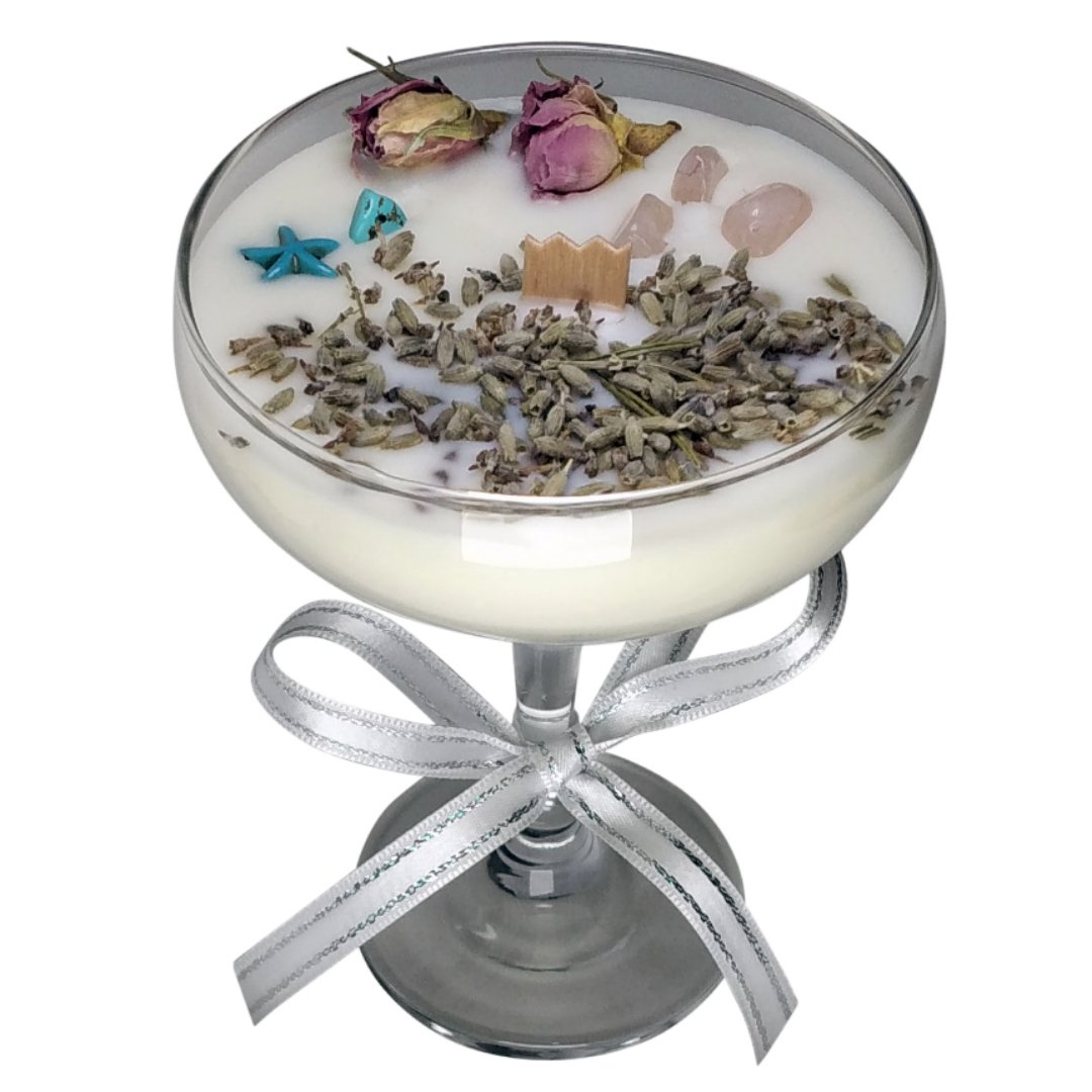 Lavanta Kokulu Kadeh Soya Mum