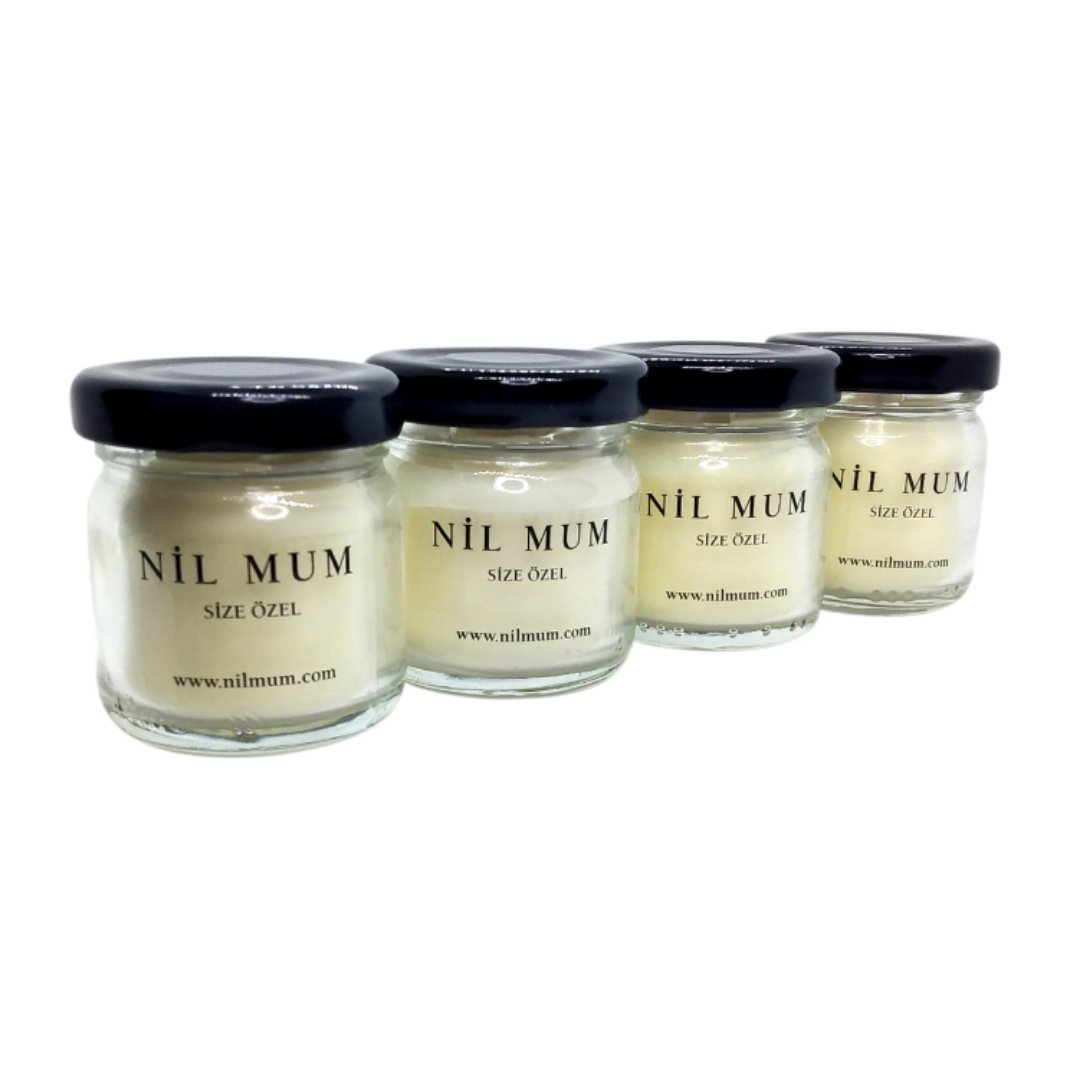 Soya Mum Krem Renkli Kokulu 4 lü Takım