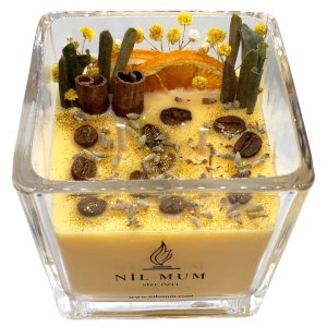 Nil Mum Sonbahar Esintisi Portakal Kokulu Mum | Süper Cup 500 Gr. |