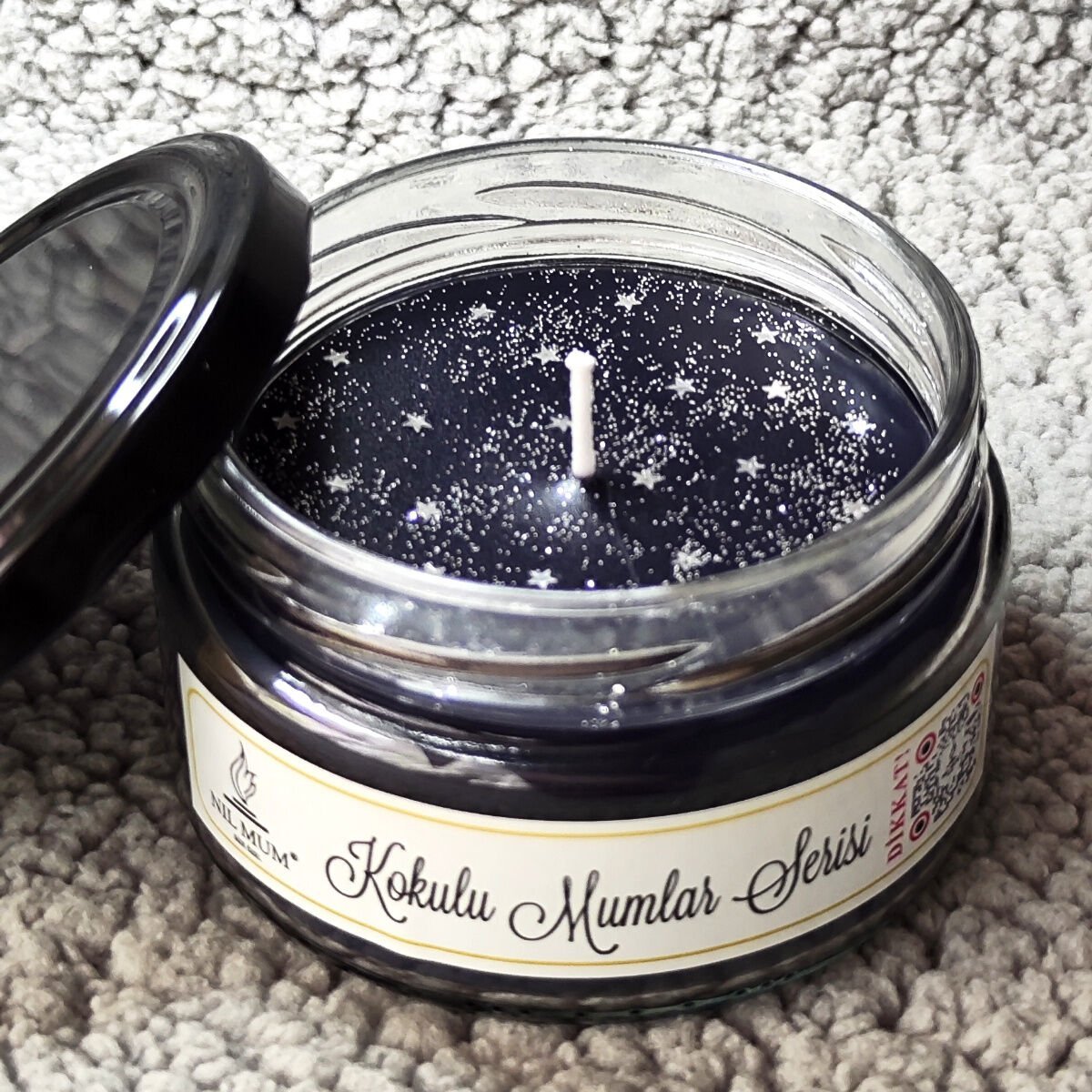 Gecenin Yıldızları Vanilya Kokulu Mum 300 gr.