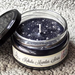 Gecenin Yıldızları Vanilya Kokulu Mum 300 gr.