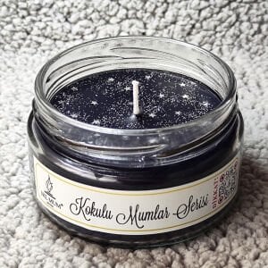 Gecenin Yıldızları Vanilya Kokulu Mum 300 gr.