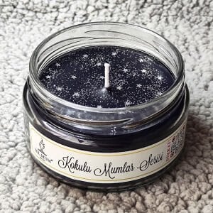 Gecenin Yıldızları Vanilya Kokulu Mum 300 gr.