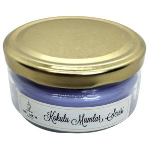 Nil Mum Renkli Deniz Konsept Mor Kokulu Mum 300 gr.