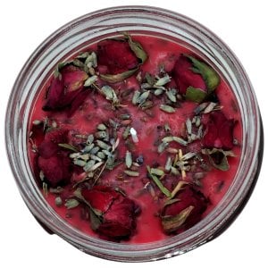 İstanbul Kırmızısı Gül Kokulu Soya Mum 300 gr.