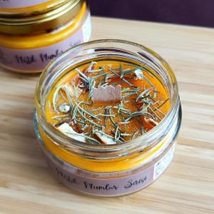 Aşk & Huzur Mumu Biberiye ve Portakal Ritüeli 300 gr.