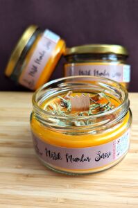 Aşk & Huzur Mumu Biberiye ve Portakal Ritüeli 300 gr.