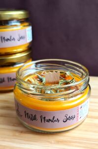 Aşk & Huzur Mumu Biberiye ve Portakal Ritüeli 300 gr.