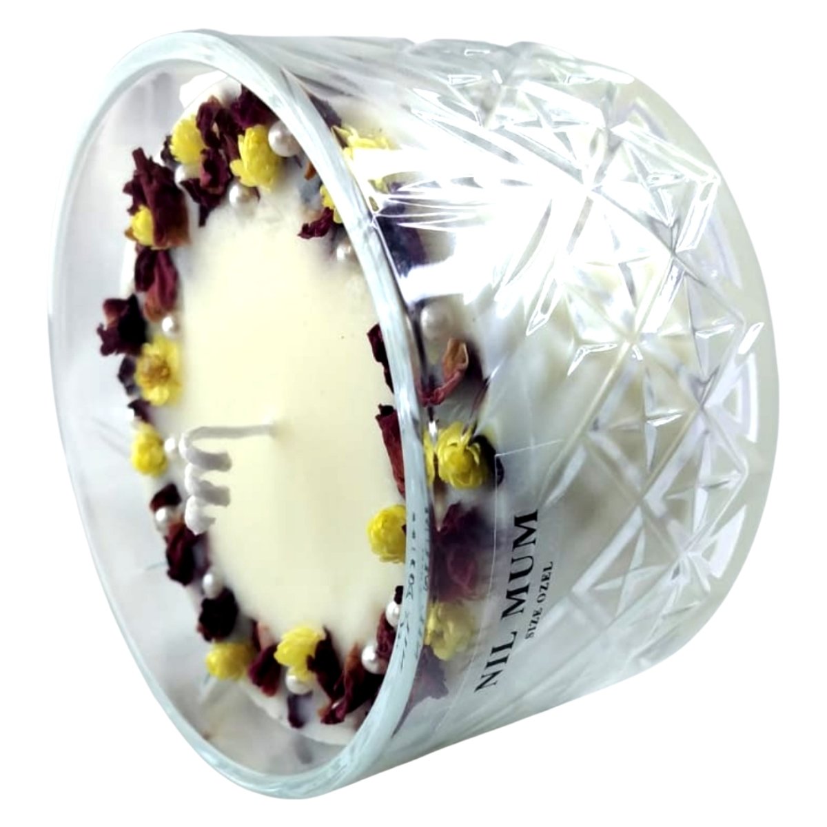 Nil Mum Yaz Güneşi Gül Kokulu Soya Mumu 375 gr.