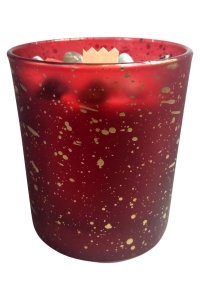 Nil Mum Miks Çakra Taşlı Sandal Ağacı Kokulu Soya Mum 460 gr.
