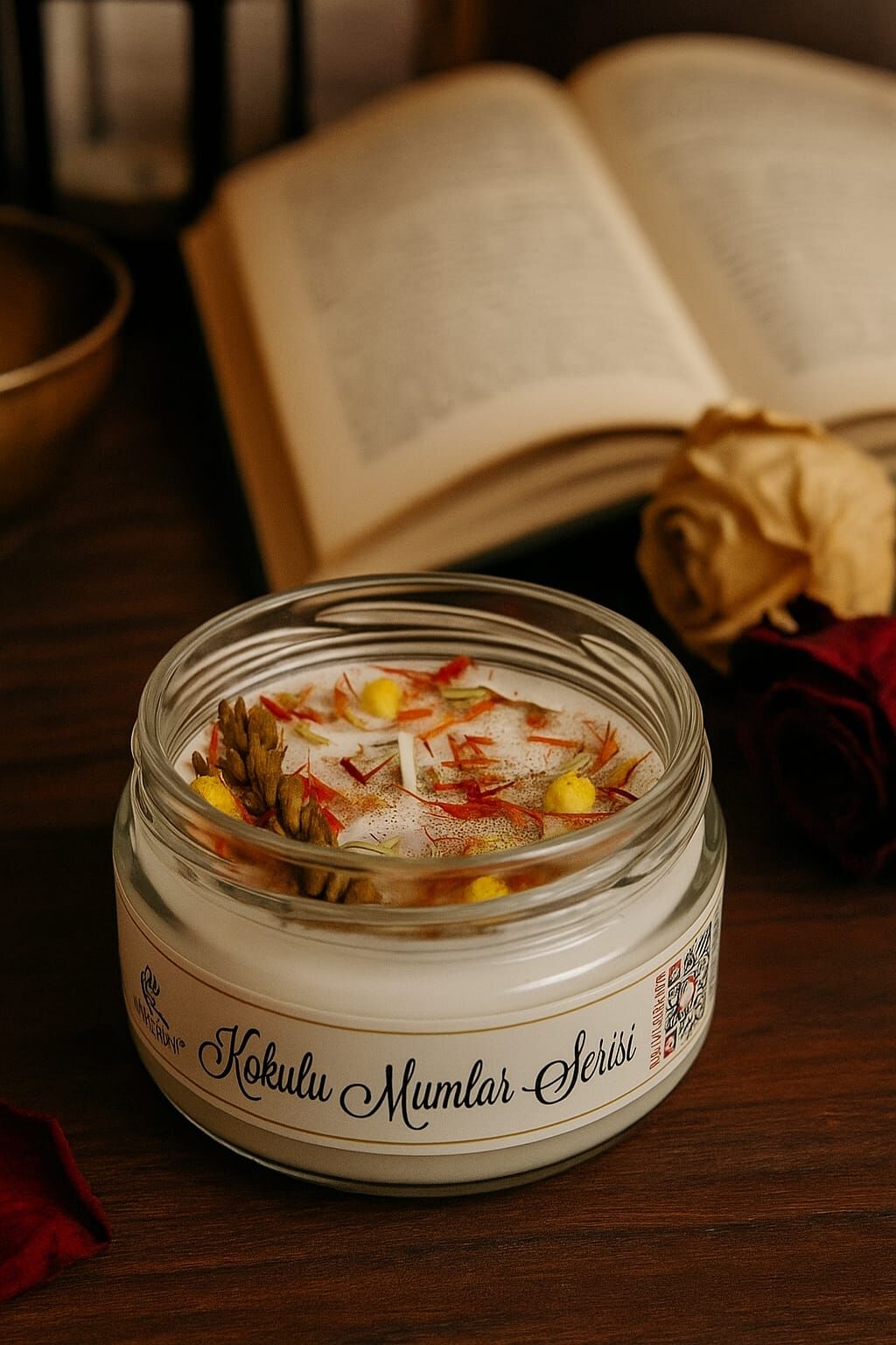 Nil Mum Huzur & Sakinlik Lavanta Kokulu Soya Mumu