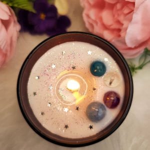 Nil Mum Doğal Taşlı Spiritüel Soya Mumu 320 gr.