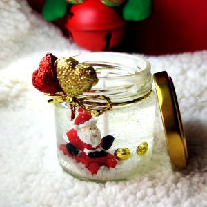 Nil Mum Yeni Yıl ( Noel ) Konseptli Dekoratif Jel Mum