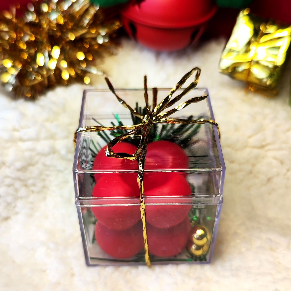 Nil Mum Mika Kutulu Hediyelik Bubble Mum 6lı paket