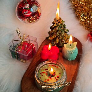 Nil Mum 4 Parça Hediyelik Yeni Yıl ( Noel ) Seti
