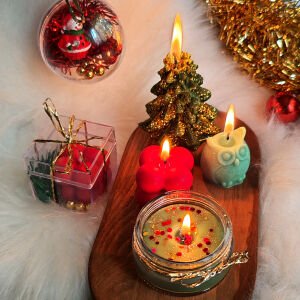 Nil Mum 4 Parça Hediyelik Yeni Yıl ( Noel ) Seti