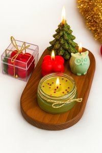 Nil Mum 4 Parça Hediyelik Yeni Yıl ( Noel ) Seti