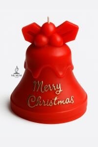 Yeni Yıl Noel Mum Yılbaşı kırmızısı Yılbaşı Çanı merry christmas