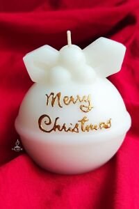 Yeni Yıl Noel Mumu Yılbaşı Yeşili Yılbaşı Topu Mum merry christmas