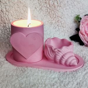 Nil Mum Sevgililer Günü Hediyelik Dekoratif 3 parça set