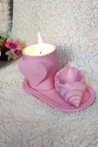 Nil Mum Sevgililer Günü Hediyelik Dekoratif 3 parça set