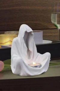 Dua Eden Keşiş Tütsülük ve Mumluk Büyük Boy Beyaz