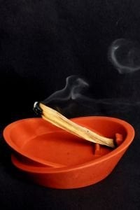 Zen Palo Santo Çember, Ensô Tütsü Yakma Halkalı Kase, Meditasyon Kasesi