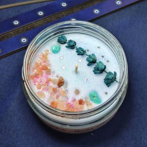 Dolunay Ritüeli Vanilya Kokulu Soya Mum 300 gr