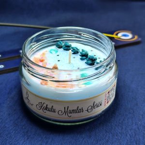 Dolunay Ritüeli Vanilya Kokulu Soya Mum 300 gr