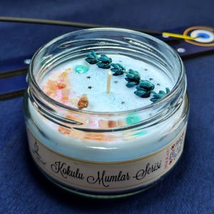 Dolunay Ritüeli Vanilya Kokulu Soya Mum 300 gr