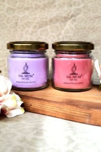 Nil Mum Lavanta & Kakao (2 ' li takım ) Soya Mumu 330 gr.