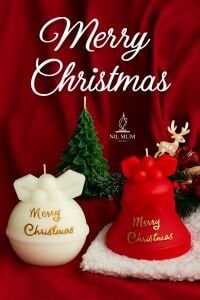 Yeni Yıl Noel Mum Yılbaşı Mum | 3'lü Süper Christmas Set |