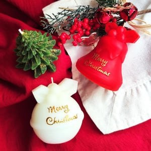 Yeni Yıl Noel Mum Yılbaşı Mum | 3'lü Süper Christmas Set |