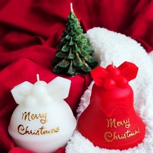 Yeni Yıl Noel Mum Yılbaşı Mum | 3'lü Süper Christmas Set |