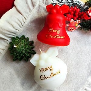 Yeni Yıl Noel Mum Yılbaşı Mum | 3'lü Süper Christmas Set |