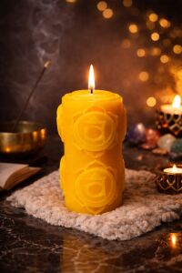 Nil Mum Chakra Serisi Blok Mum Sakral Çakra | Swadhisthana |