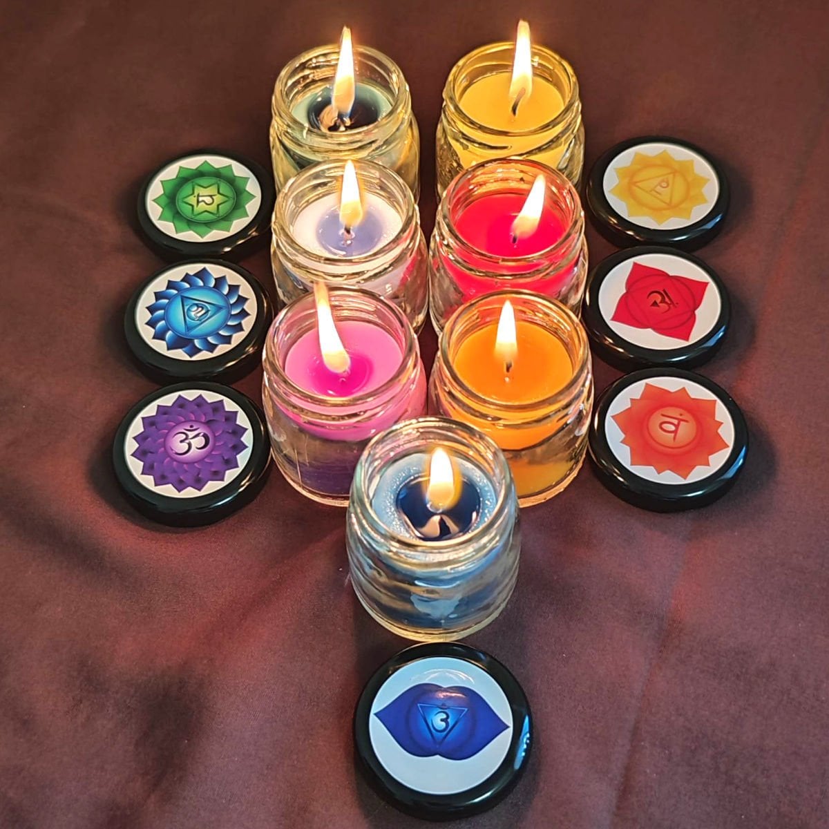 Chakra Mum Seti | Denge 7'lisi Süper Set |