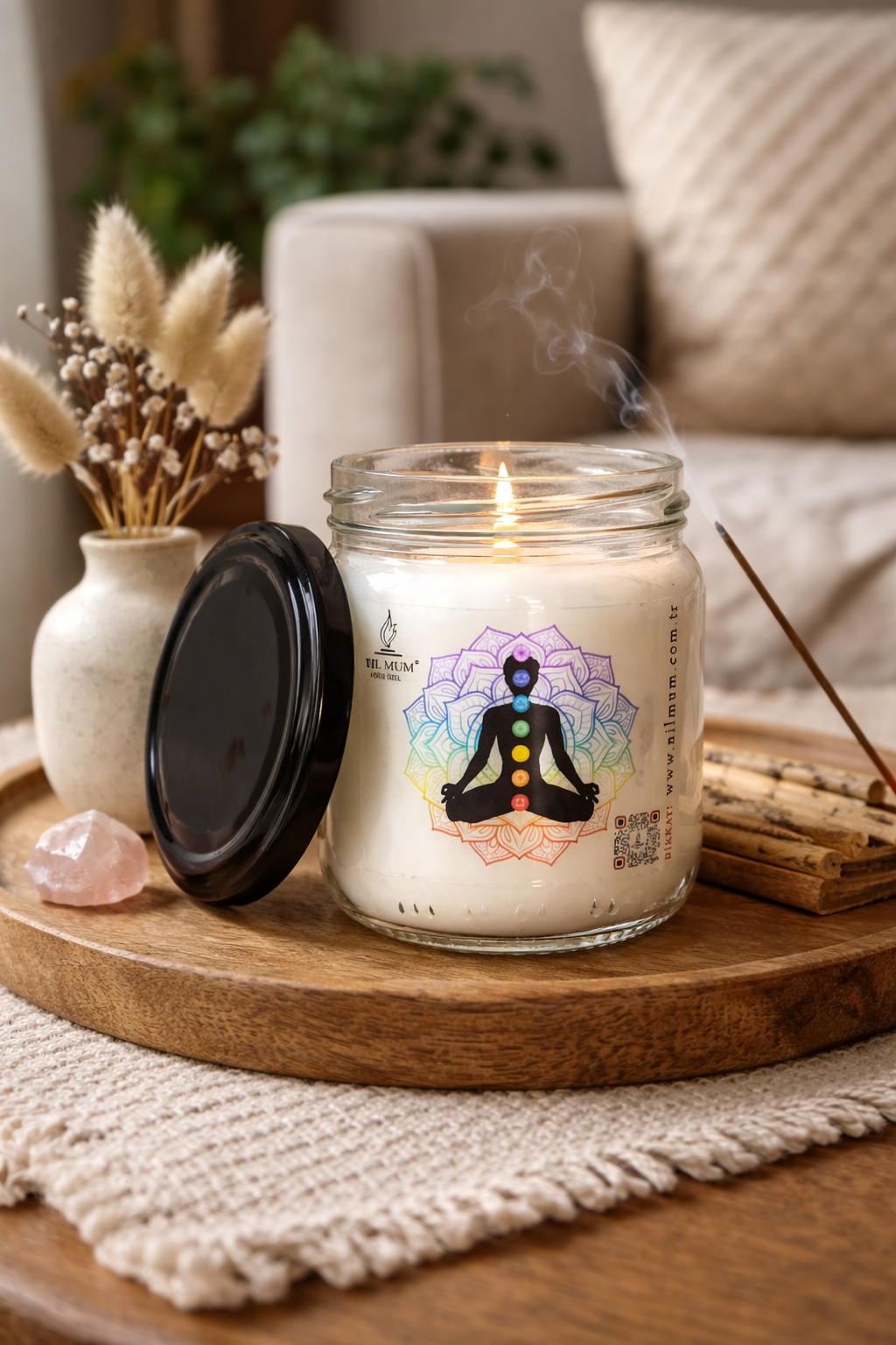 Chakra Soya Mum | Denge 7'lisi Cam |